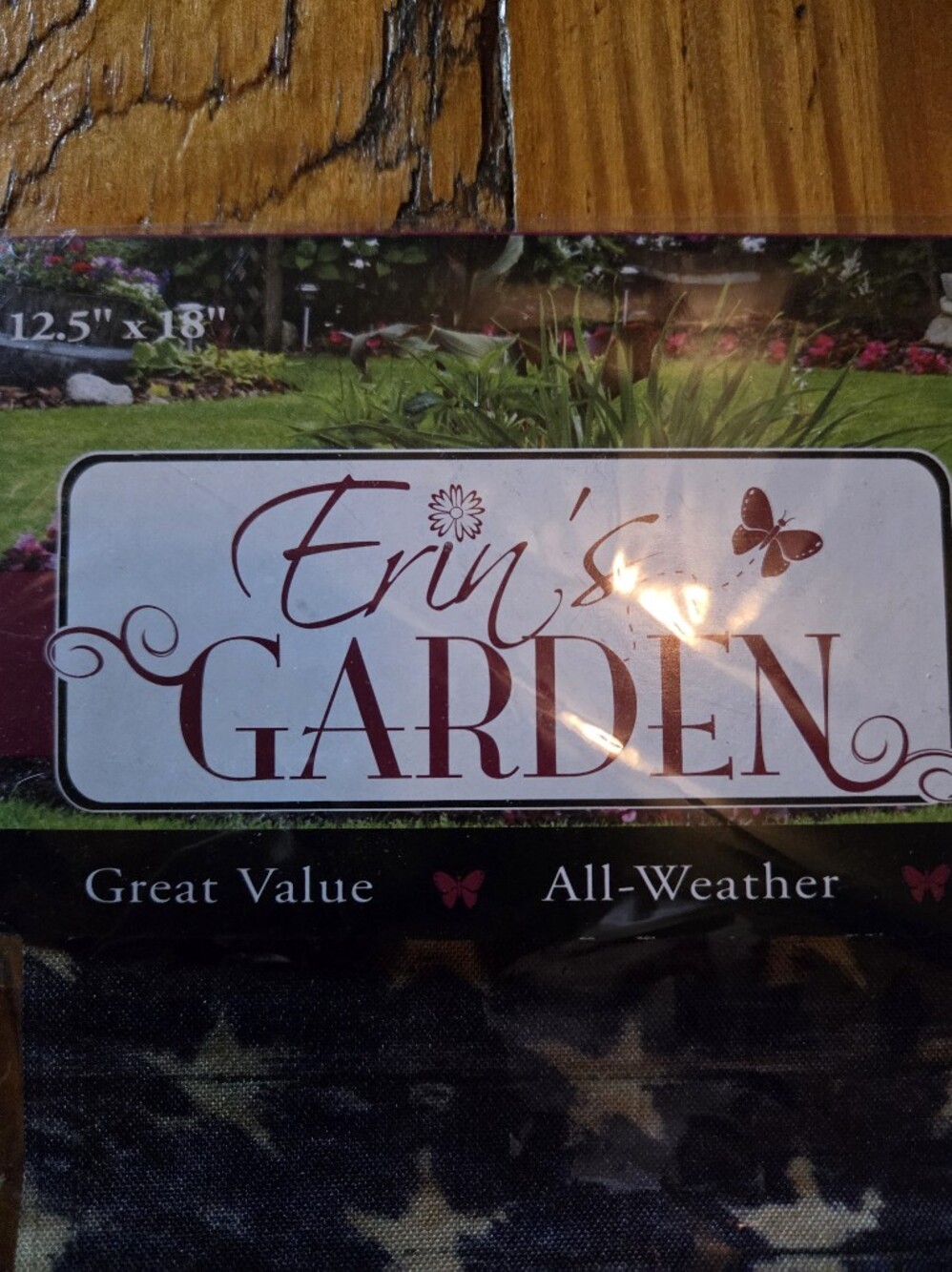 All-Weather Outdoor Garden Flag - Burgundy